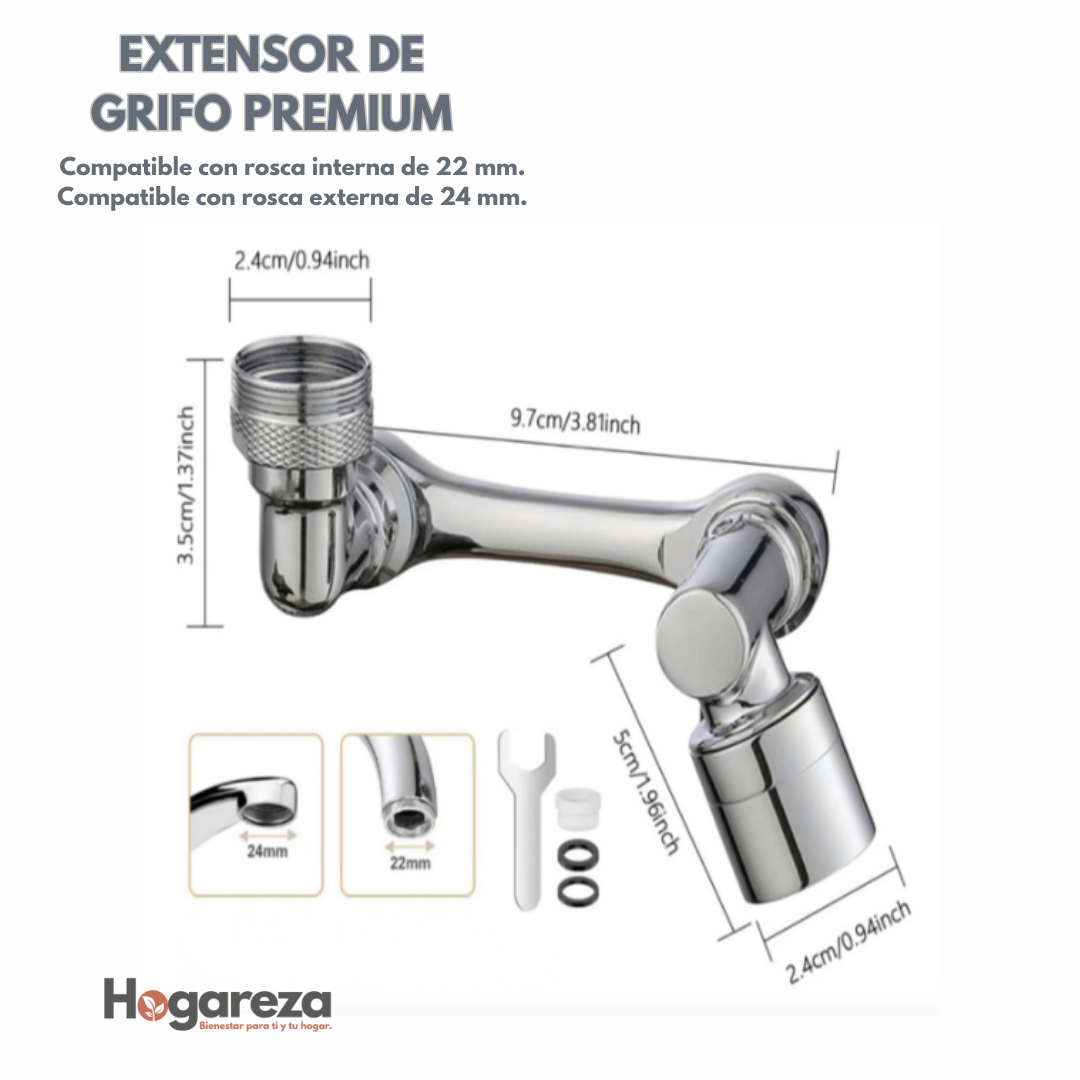 Extensor de Grifo 1080° 🔥Hoy 2X1🔥