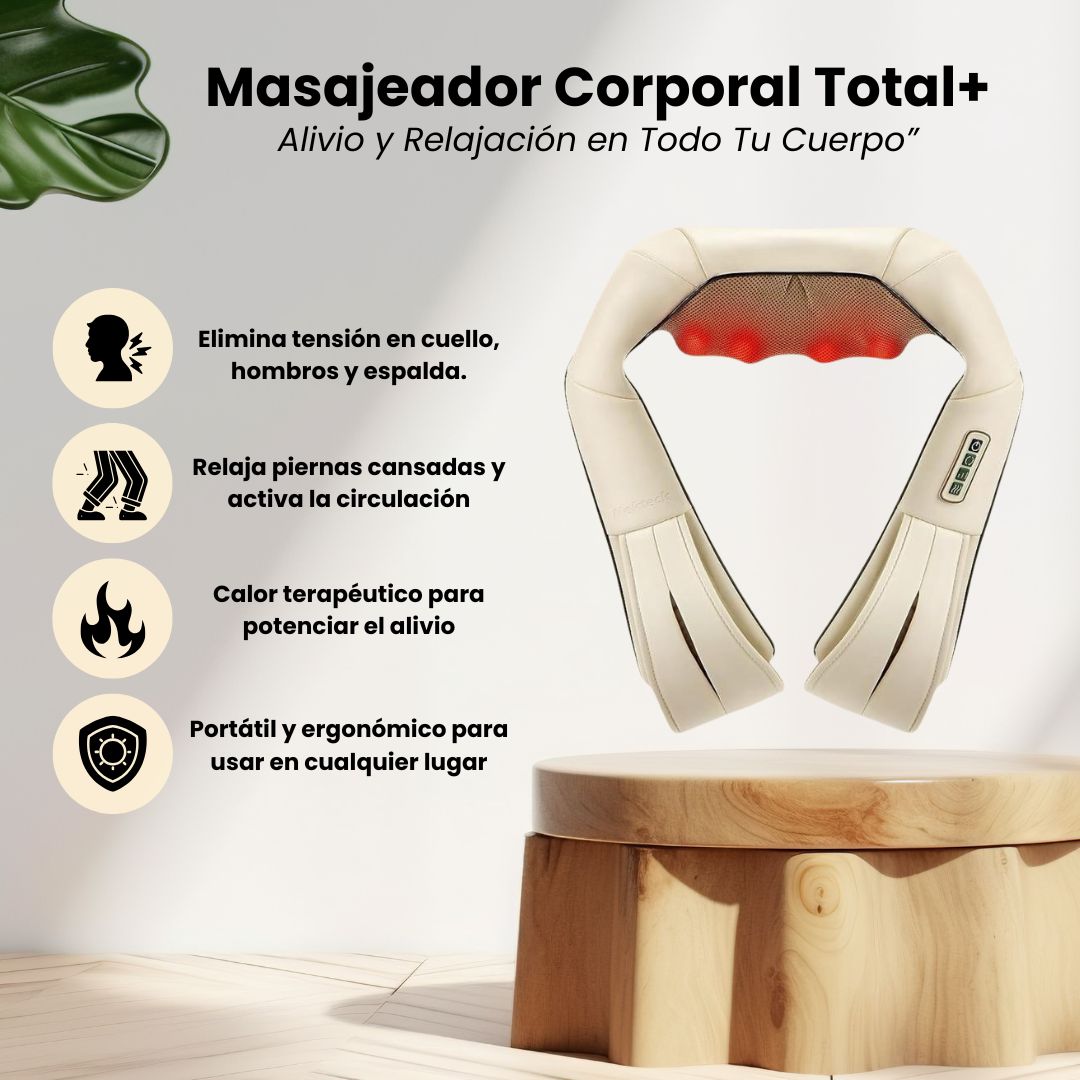 Masajeador Corporal Total+: Alivio y Relajación en Todo Tu Cuerpo