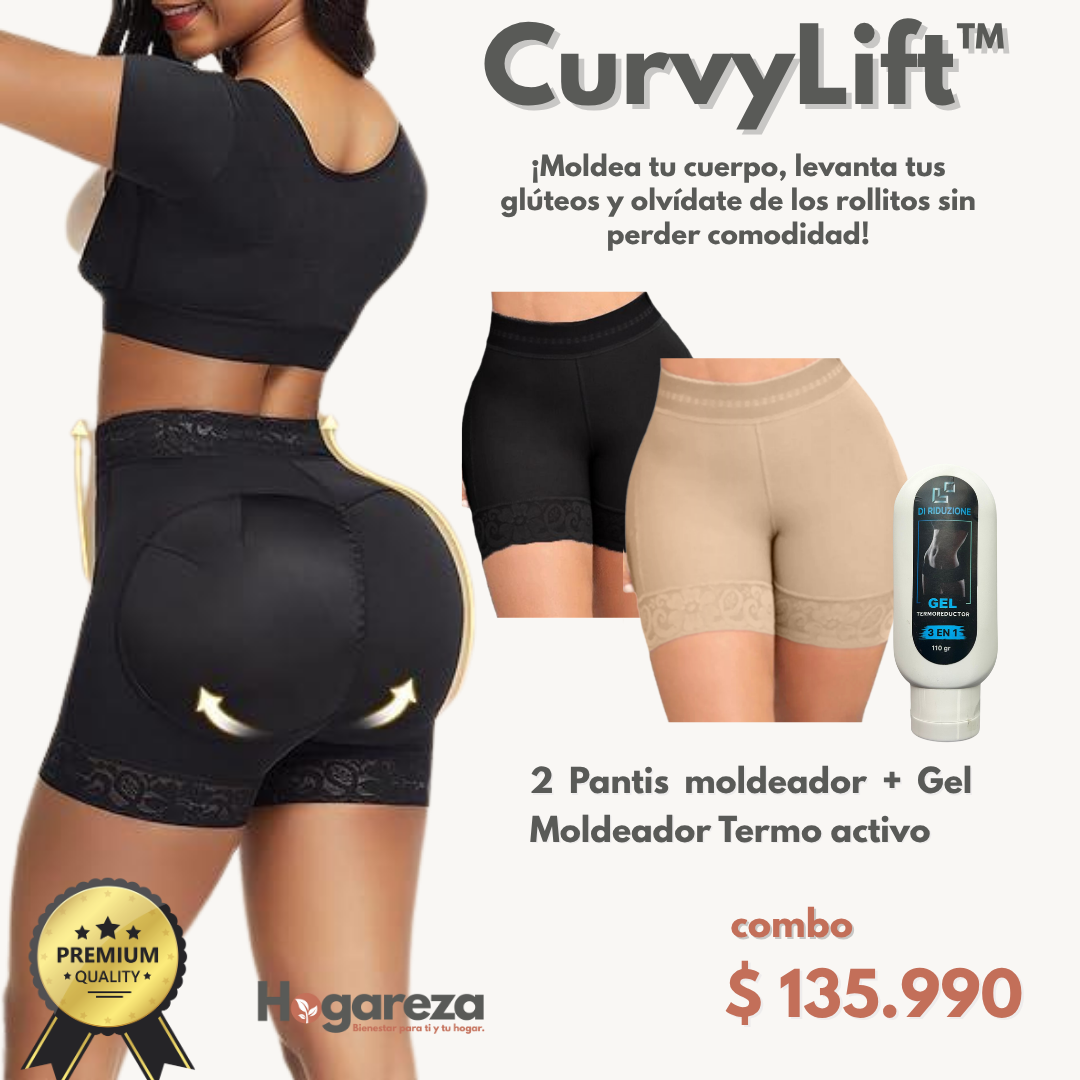 Moldeador Corporal CurvyLift™ X2 UND + Gel Termoactivo 110g