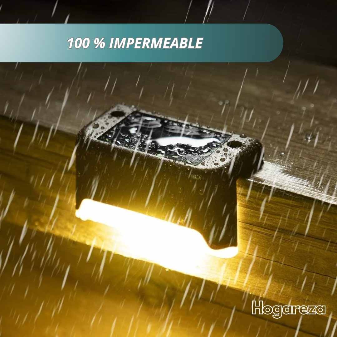 Kit x4 Luces LED Automaticas Solares