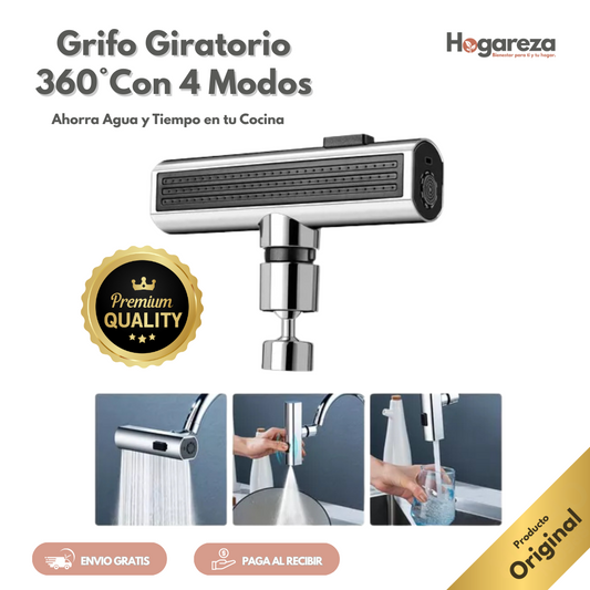 Grifo Giratorio 360° con 4 Modos (Original)