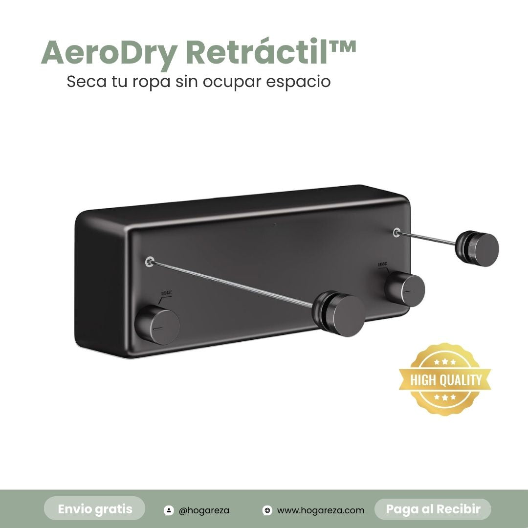 Tendedero AeroDry Retráctil™: seca tu ropa sin ocupar espacio