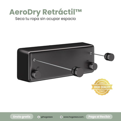 Tendedero AeroDry Retráctil™: seca tu ropa sin ocupar espacio