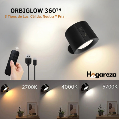 ✴️ LAMPARA DOBLE FOCO ORBIGLOW 360™