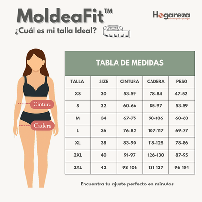 MoldeaFit™ | Chaleco Powernet 13 Varillas + Gel Tonificante GRATIS