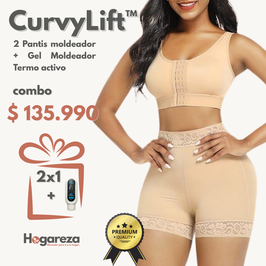 Moldeador Corporal CurvyLift™ X2 UND + Gel Termoactivo 110g
