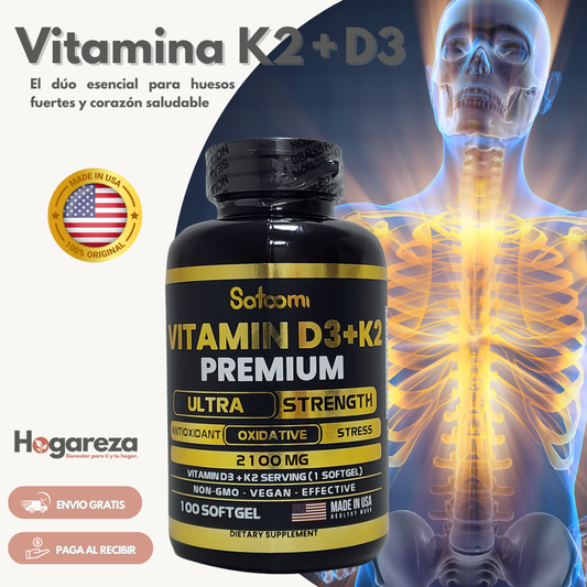 Vitamina K2+D3 x 100 soft. Satoomi