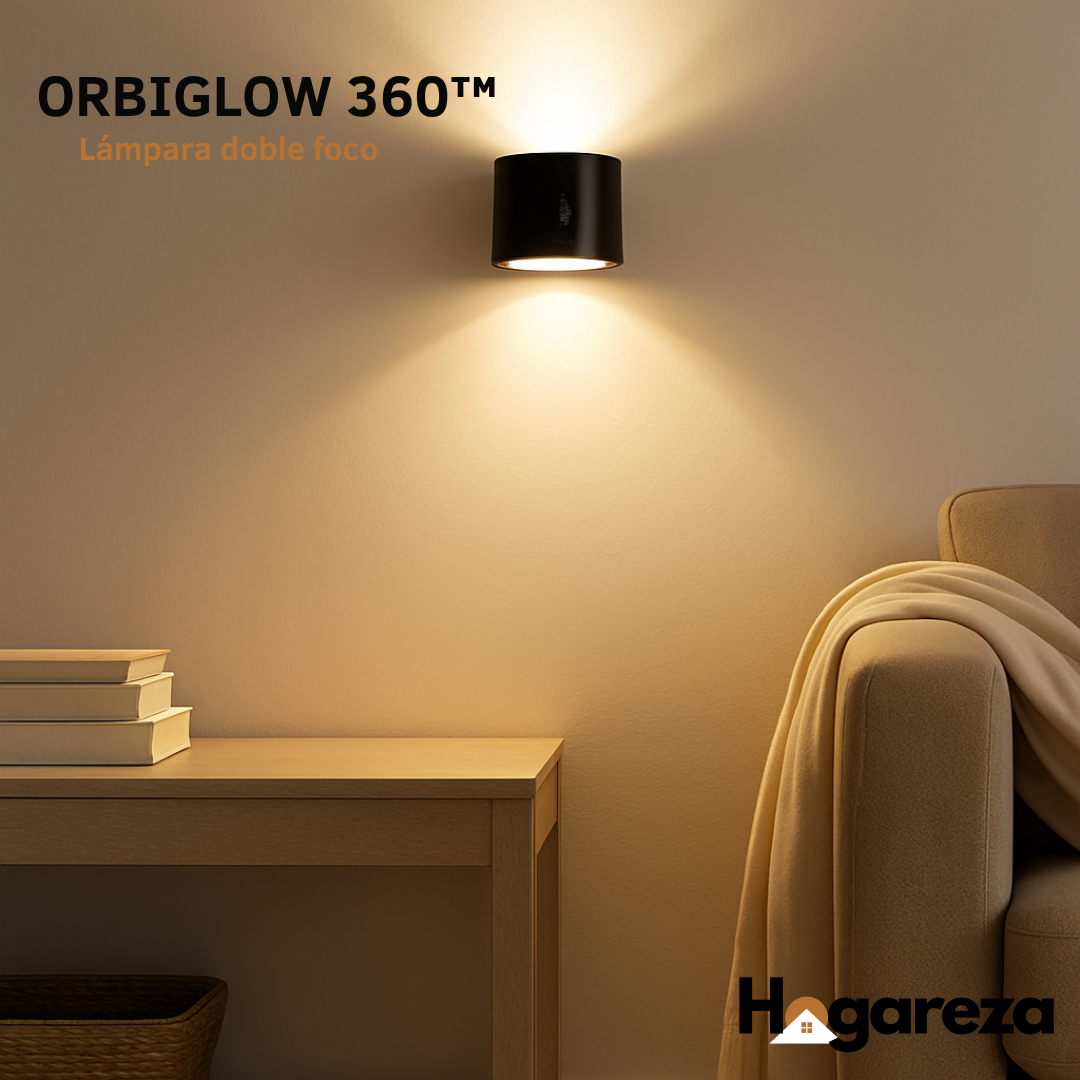 ✴️ LAMPARA DOBLE FOCO ORBIGLOW 360™