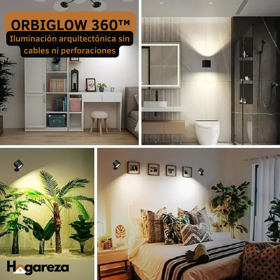 ✴️ LAMPARA DOBLE FOCO ORBIGLOW 360™