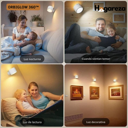 ✴️ LAMPARA DOBLE FOCO ORBIGLOW 360™