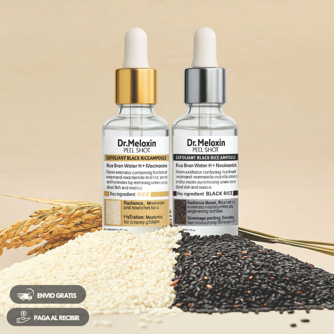 Kit x2 Ampollas Dr. Melaxin – Rice & Black Rice (30ml c/u)