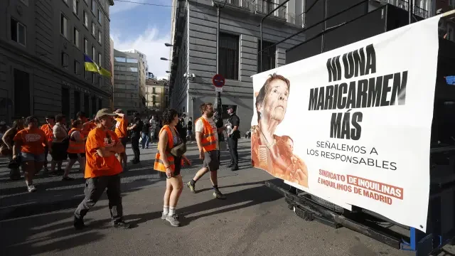 Manifestación relacionada con el acceso a la vivienda